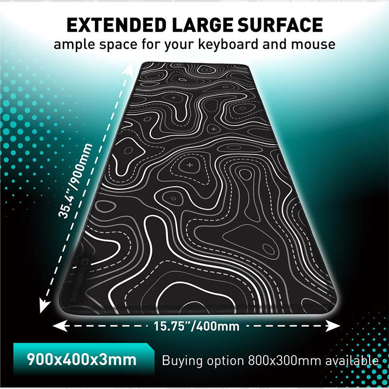 Minimalist Gaming Mouse Pad S-XL